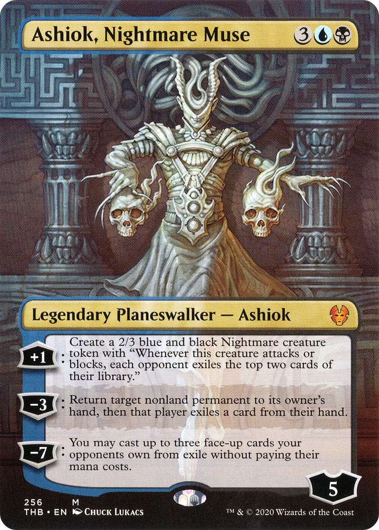 Ashiok, Nightmare Muse (THB-256) - [Theros Beyond Death] (Borderless) Foil