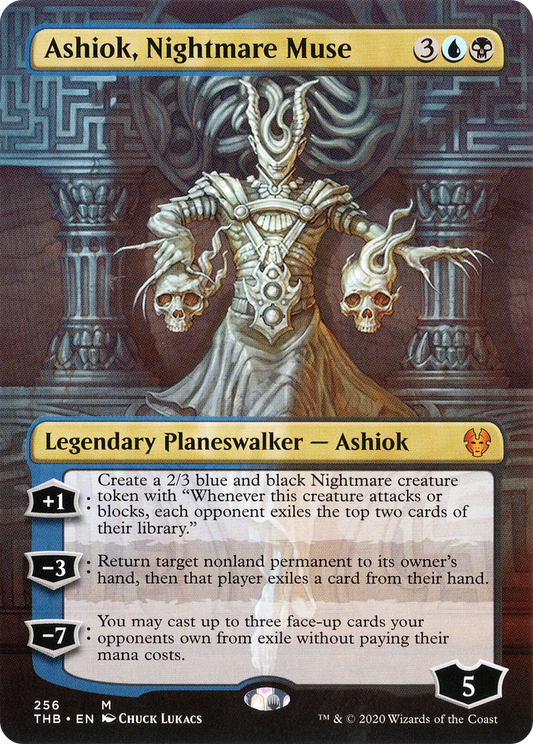 Ashiok, Nightmare Muse (THB-256) - [Theros Beyond Death] (Borderless) Foil