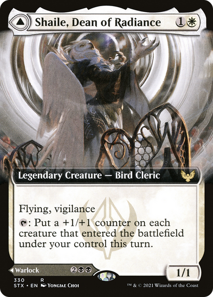 Shaile, Dean of Radiance // Embrose, Dean of Shadow (STX-330) - [Strixhaven: School of Mages]: (Extended Art)