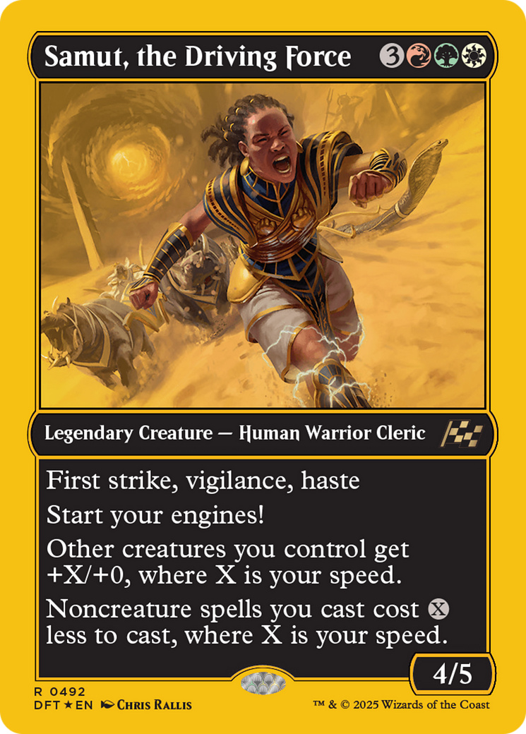 Samut, the Driving Force (DFT-492) - [Aetherdrift] Foil