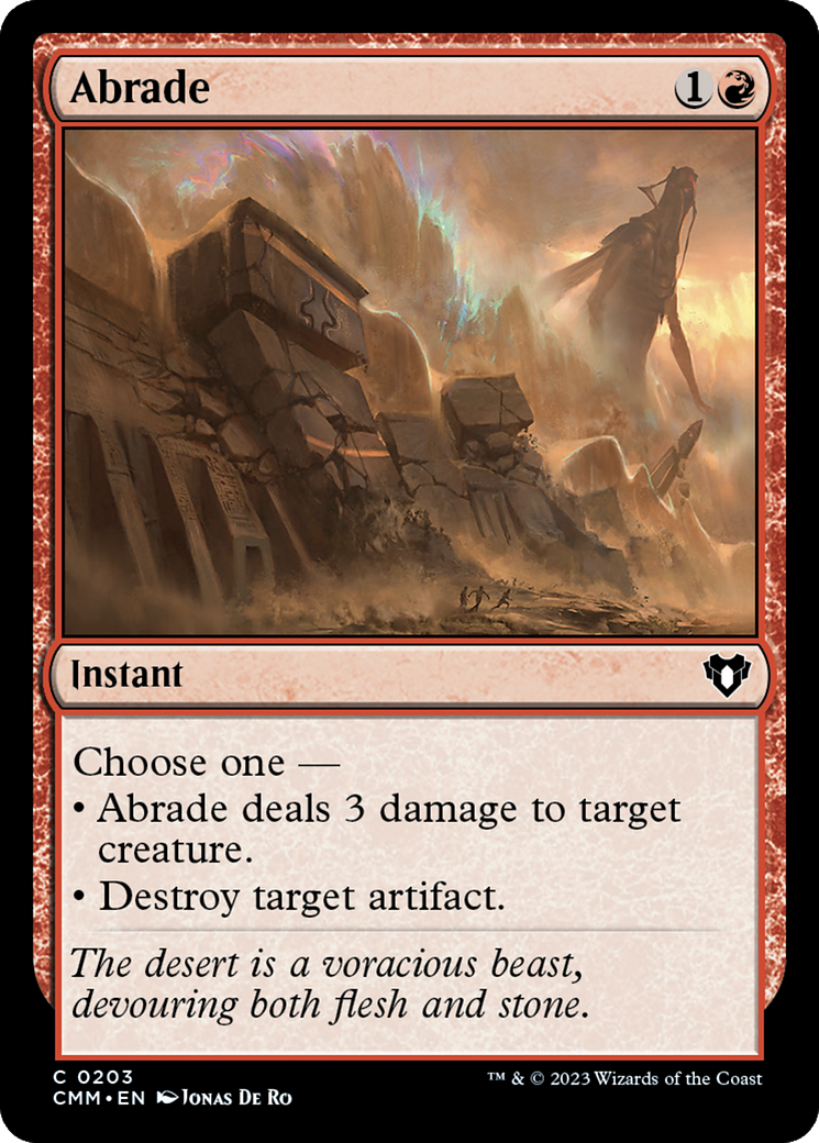 Abrade [Commandant Maîtres] 