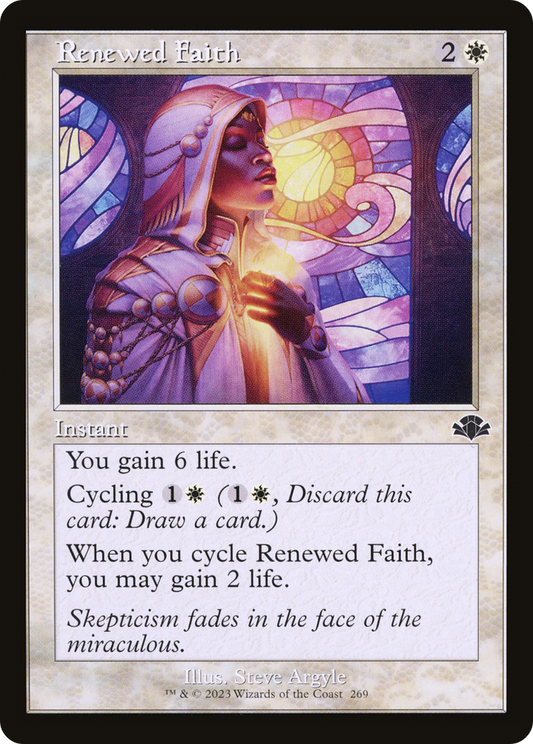 Renewed Faith (DMR-269) - [Dominaria Remastered] Foil