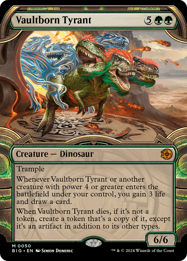 Vaultborn Tyrant (BIG-050) - [The Big Score]: (Showcase) Foil