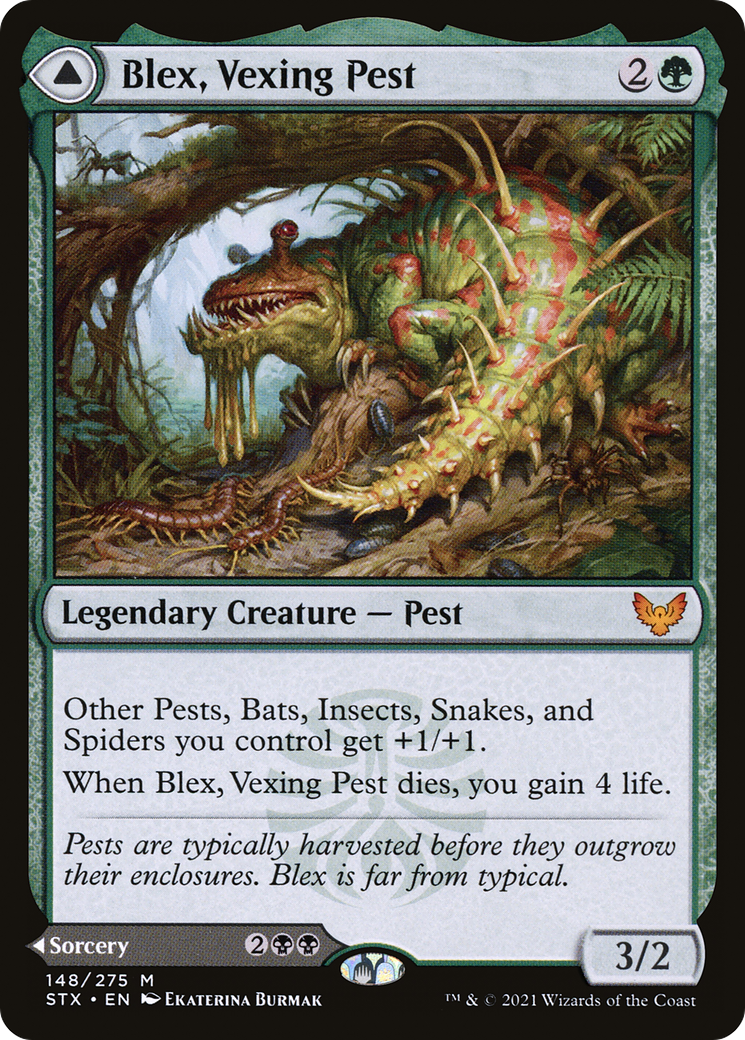 Blex, Vexing Pest (STX-148) - [Strixhaven: School of Mages] Foil