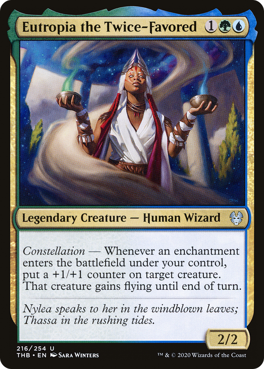 Eutropia the Twice-Favored (THB-216) - [Theros Beyond Death] Foil