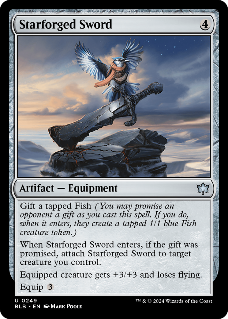Starforged Sword (BLB-249) - [Bloomburrow] Foil