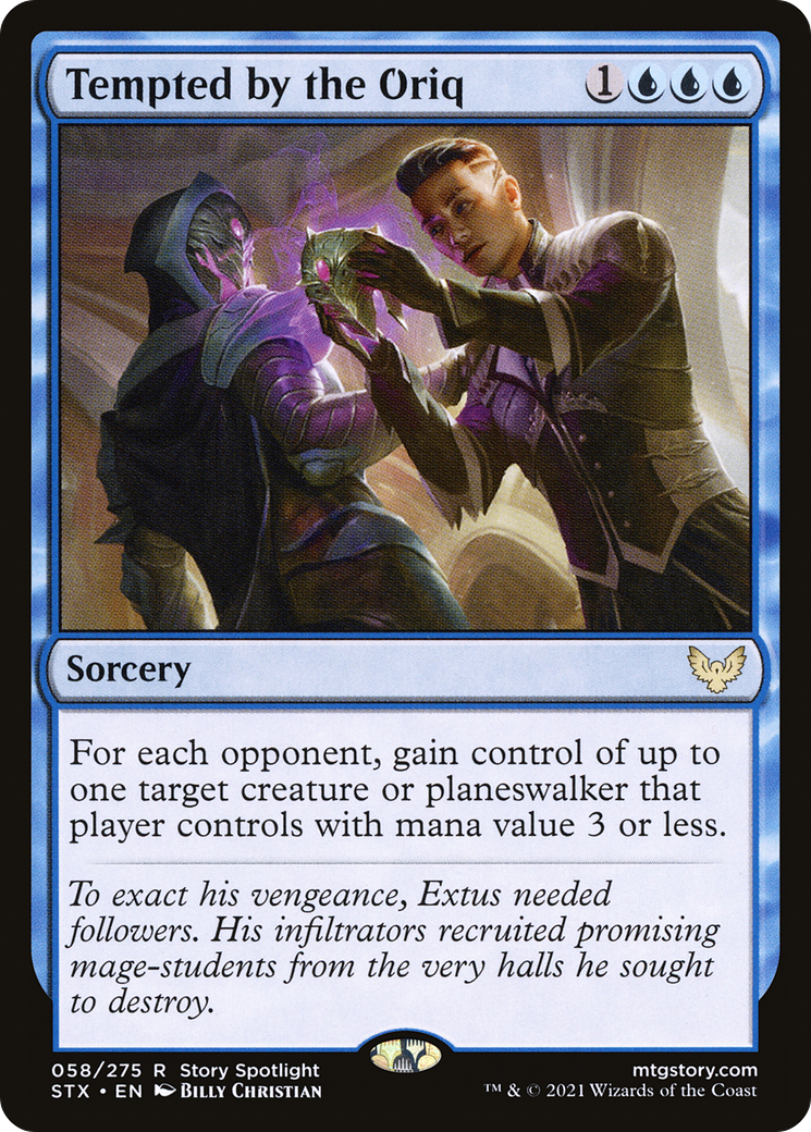 Tempted by the Oriq (STX-058) - [Strixhaven: School of Mages] Foil