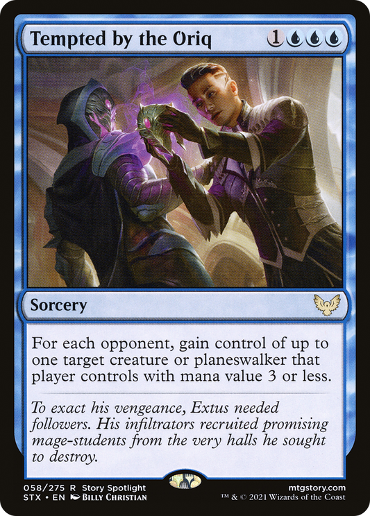 Tempted by the Oriq (STX-058) - [Strixhaven: School of Mages] Foil