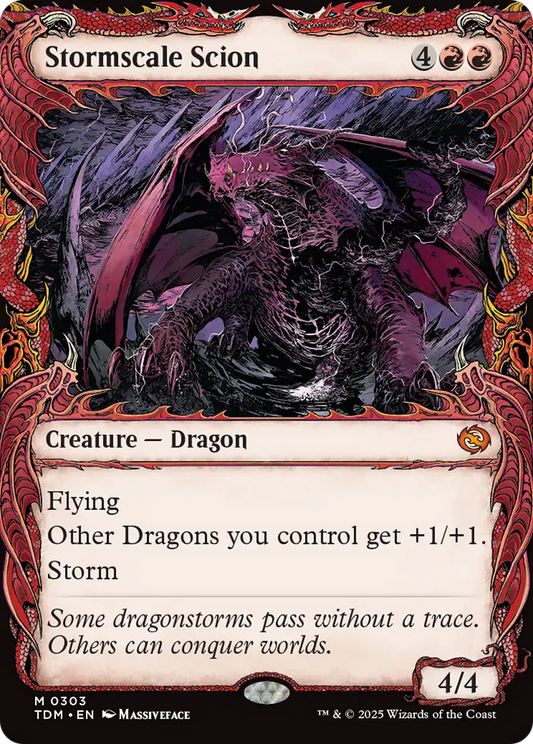 Stormscale Scion (TDM-303) - [Tarkir: Dragonstorm]: (Showcase)