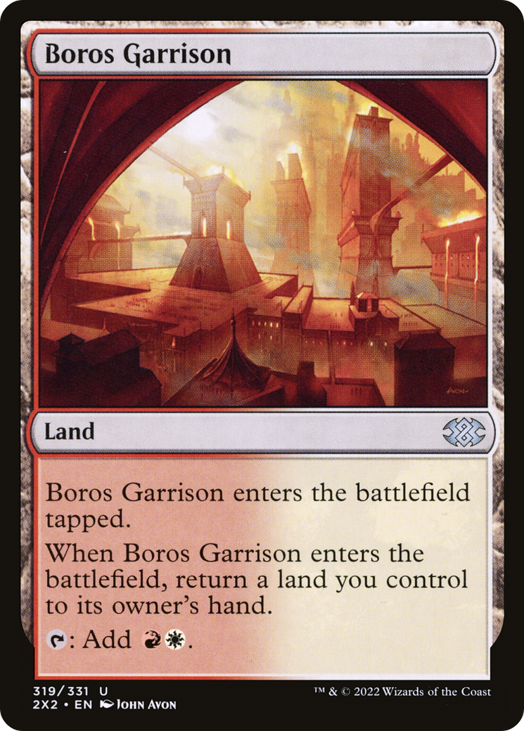 Boros Garrison (2X2-319) - [Double Masters 2022] Foil