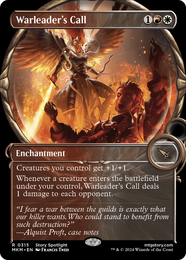 Warleader's Call (MKM-315) - [Murders at Karlov Manor]: (Showcase) Foil