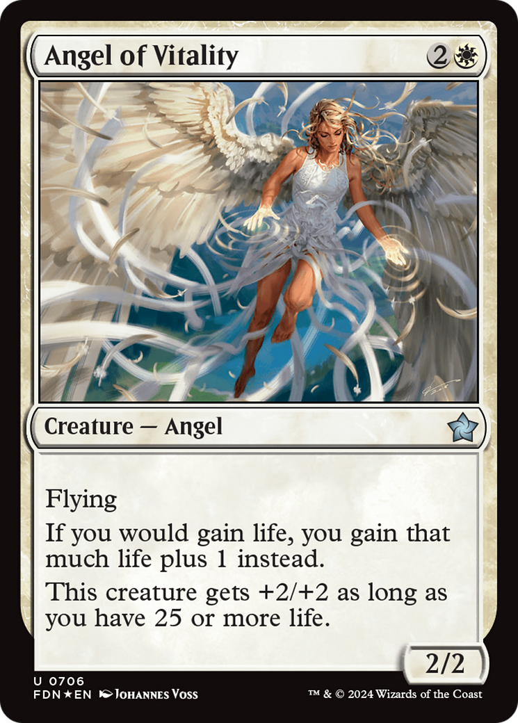 Angel of Vitality (FDN-706) - [Foundations] Foil