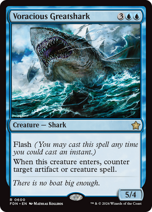 Voracious Greatshark (FDN-600) - [Foundations]