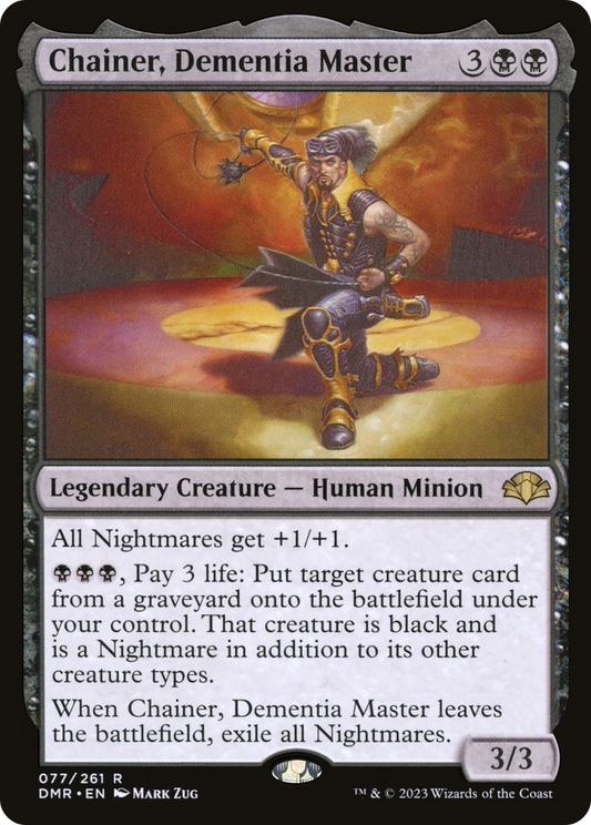 Chainer, Dementia Master (DMR-077) - [Dominaria Remastered] Foil