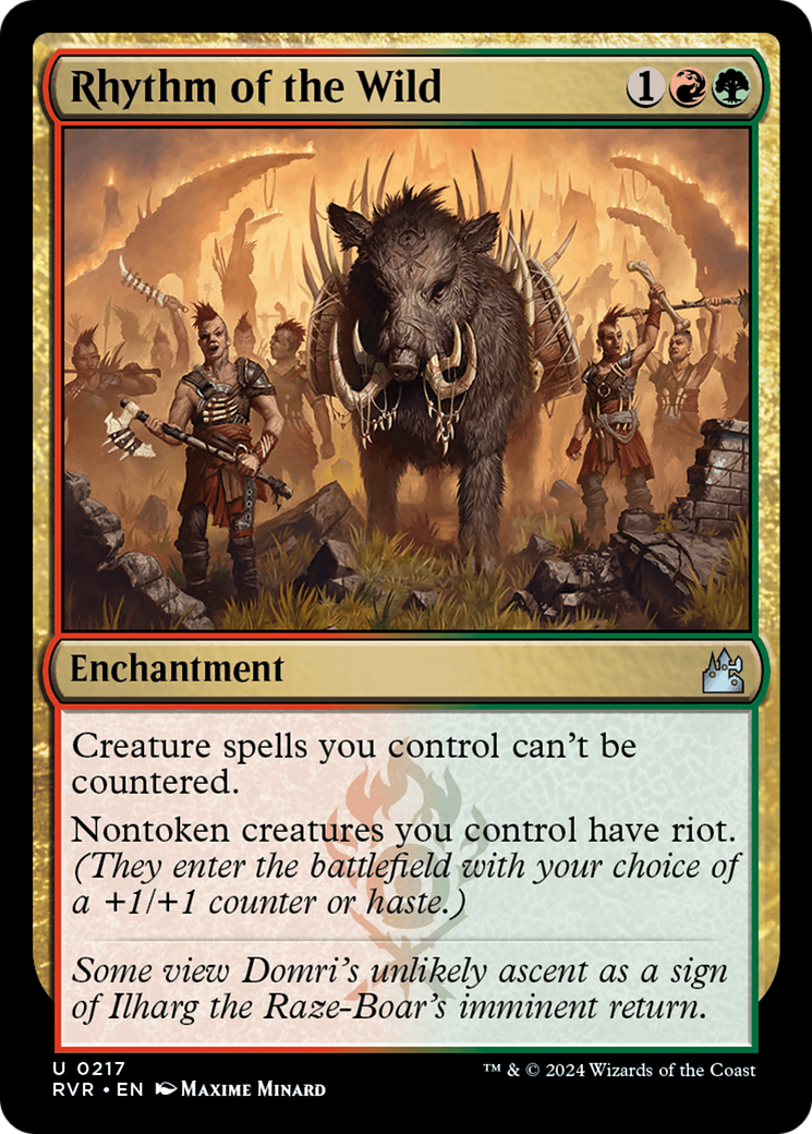Rhythm of the Wild (RVR-217) - [Ravnica Remastered] Foil
