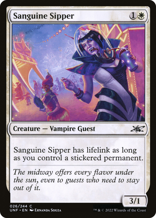 Sanguine Sipper (UNF-026) - [Unfinity] Foil