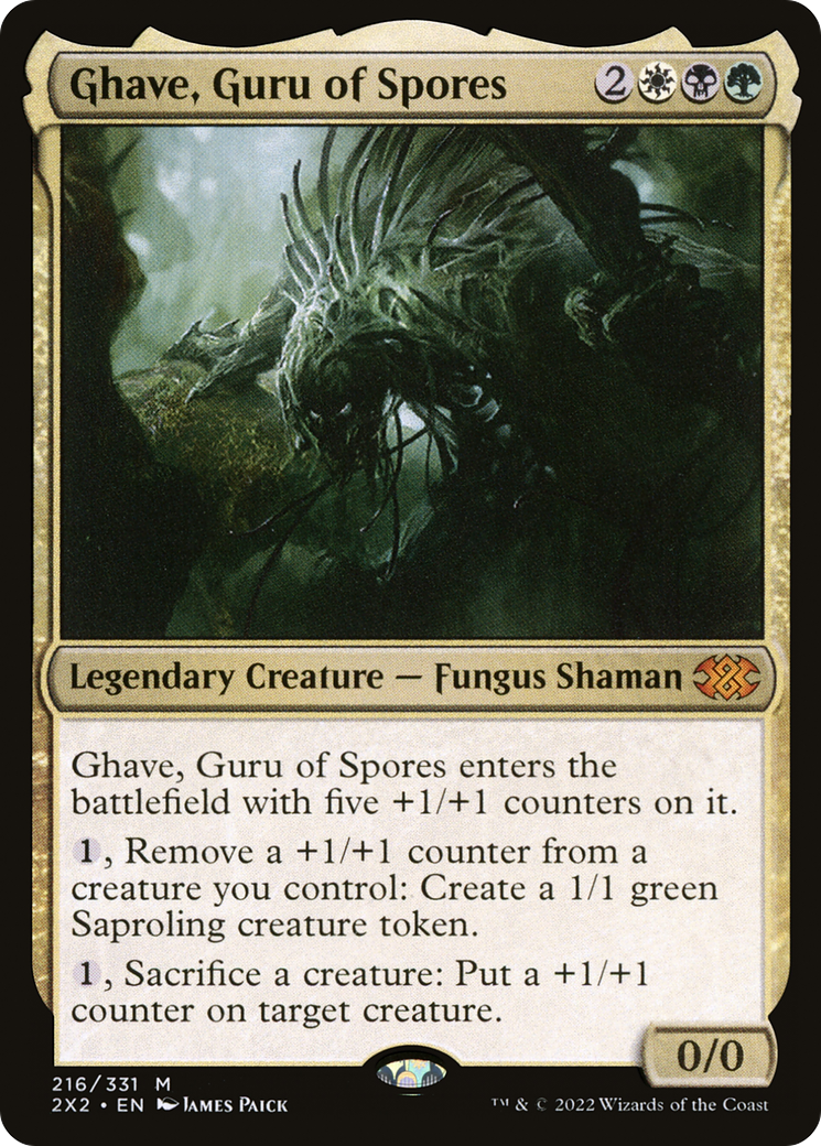 Ghave, Guru of Spores (2X2-216) - [Double Masters 2022]