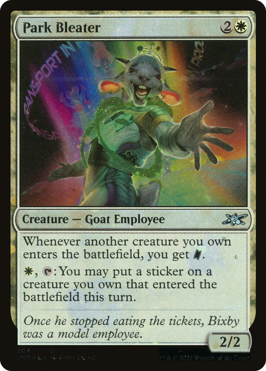 Park Bleater (UNF-307) - [Unfinity] Foil