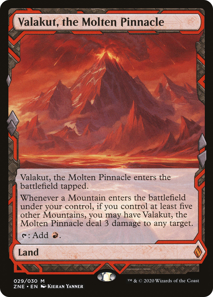 Valakut, the Molten Pinnacle (ZNE-029) - [Zendikar Rising Expeditions] Foil