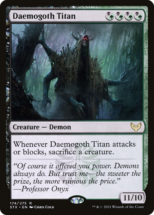 Daemogoth Titan (STX-174) - [Strixhaven: School of Mages]