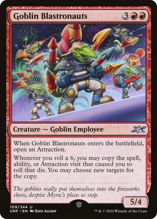 Goblin Blastronauts (UNF-109) - [Unfinity] Foil