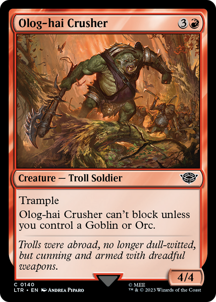Olog-hai Crusher (LTR-140) - [The Lord of the Rings: Tales of Middle-earth]