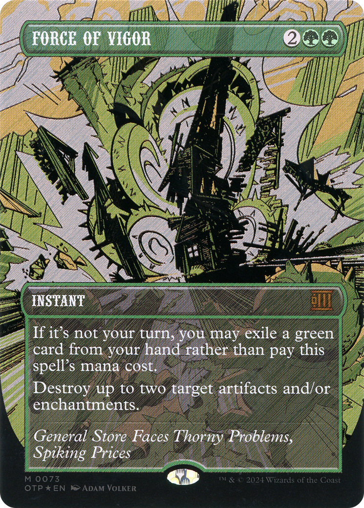Force of Vigor (OTP-073) - [Dernières nouvelles] (sans bordure) Foil 