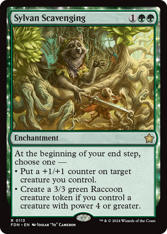 Sylvan Scavenging (FDN-113) - [Foundations] Foil