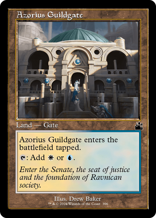 Azorius Guildgate (RVR-396) - [Ravnica Remastered] Foil