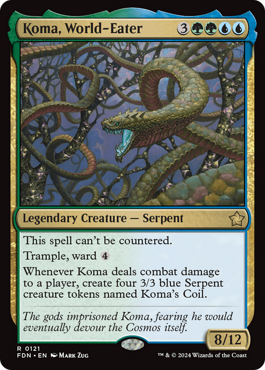 Koma, World-Eater (FDN-121) - [Foundations] Foil