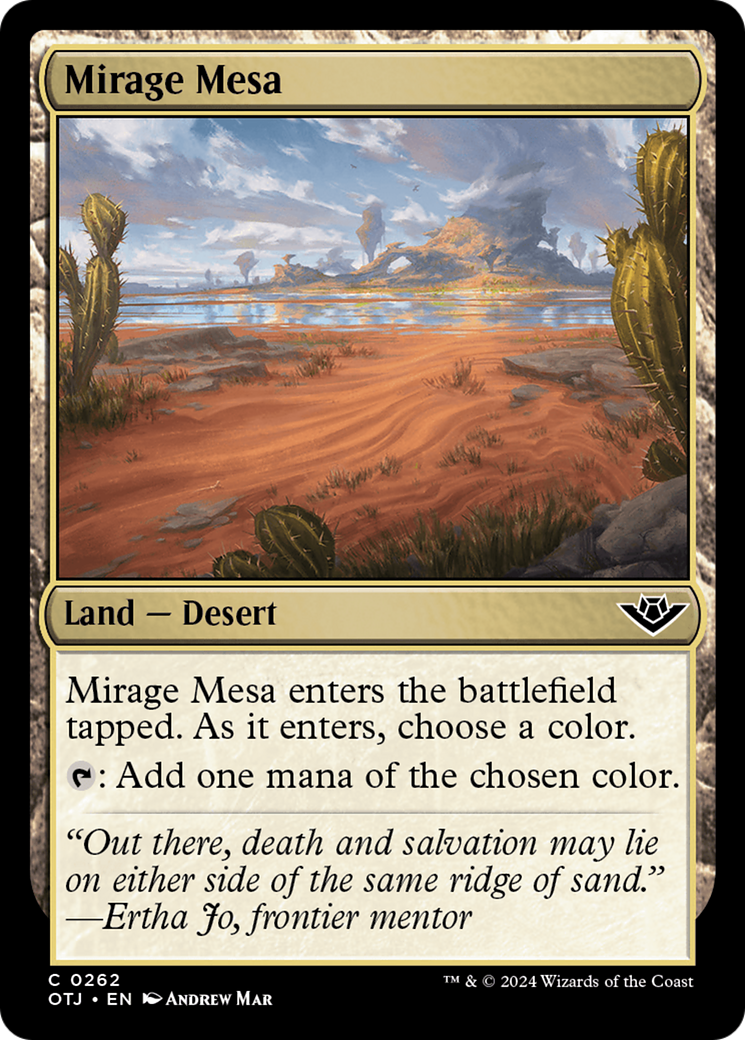 Mirage Mesa (OTJ-262) - [Outlaws of Thunder Junction]