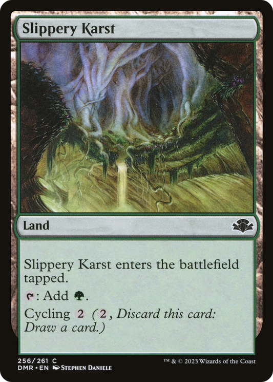 Slippery Karst (DMR-256) - [Dominaria Remastered] Foil