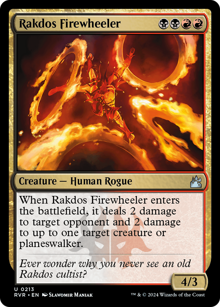 Rakdos Firewheeler (RVR-213) - [Ravnica Remastered]