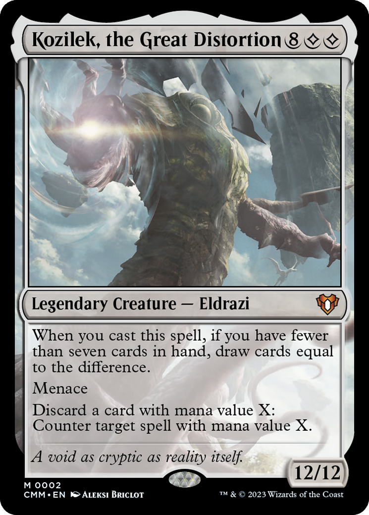 Kozilek, the Great Distortion (CMM-002) - [Commander Masters]