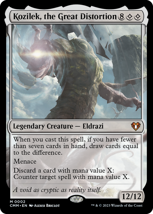 Kozilek, the Great Distortion (CMM-002) - [Commander Masters]
