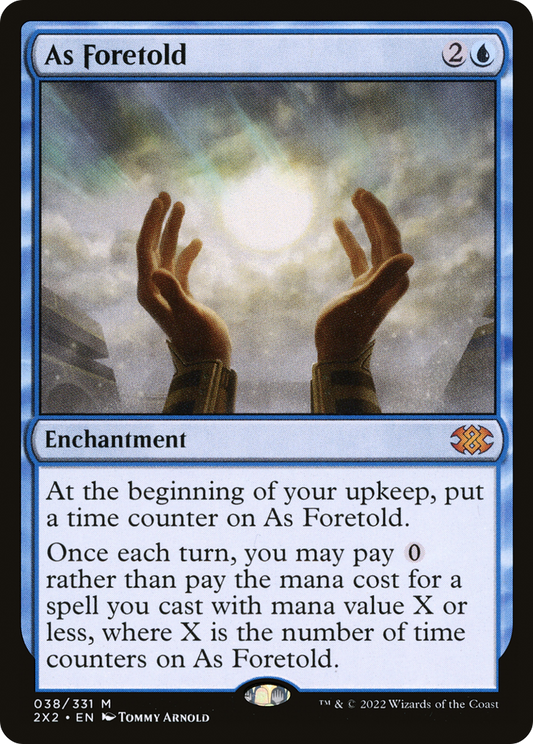 As Foretold (2X2-038) - [Double Masters 2022] Foil