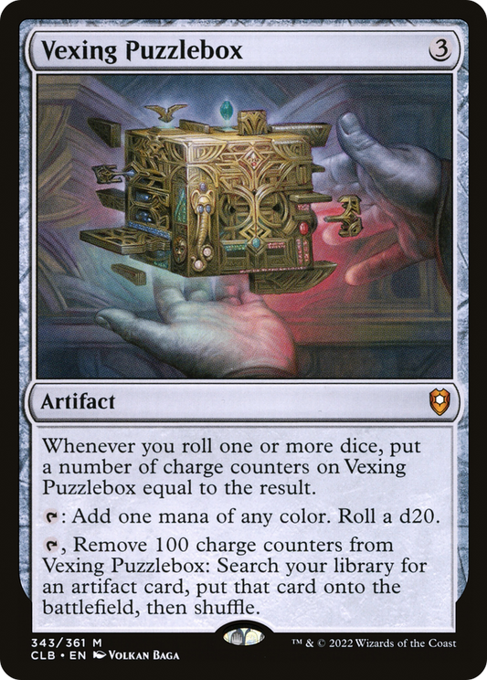 Vexing Puzzlebox (CLB-343) - [Commander Legends: Battle for Baldur's Gate] Foil