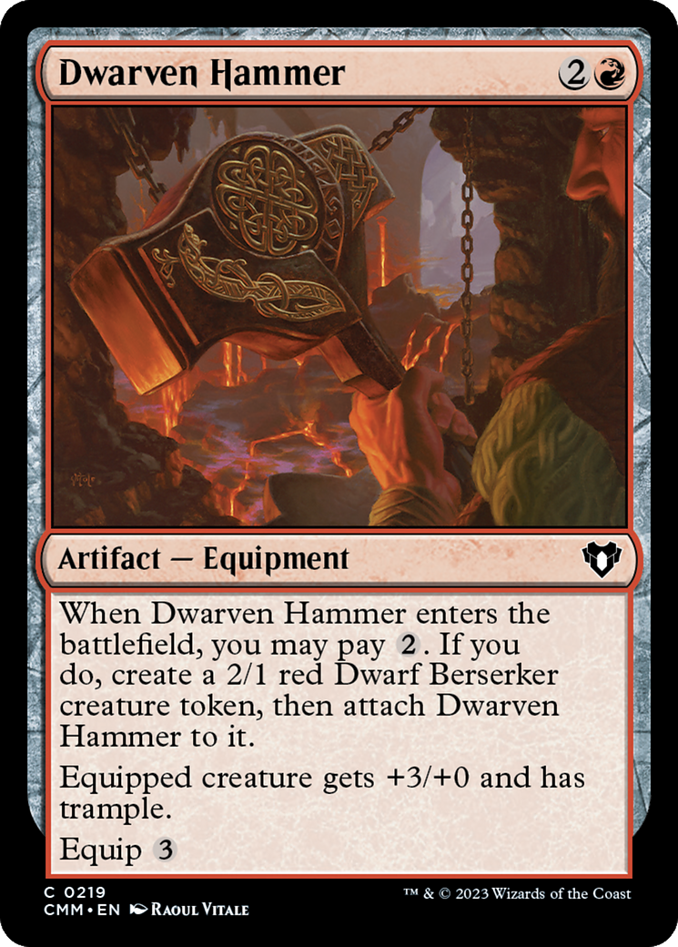 Dwarven Hammer (CMM-219) - [Commander Masters]