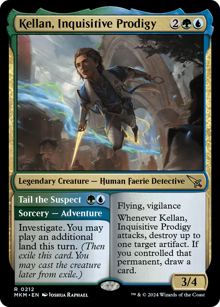Kellan, Inquisitive Prodigy // Tail the Suspect (MKM-212) - [Murders at Karlov Manor]