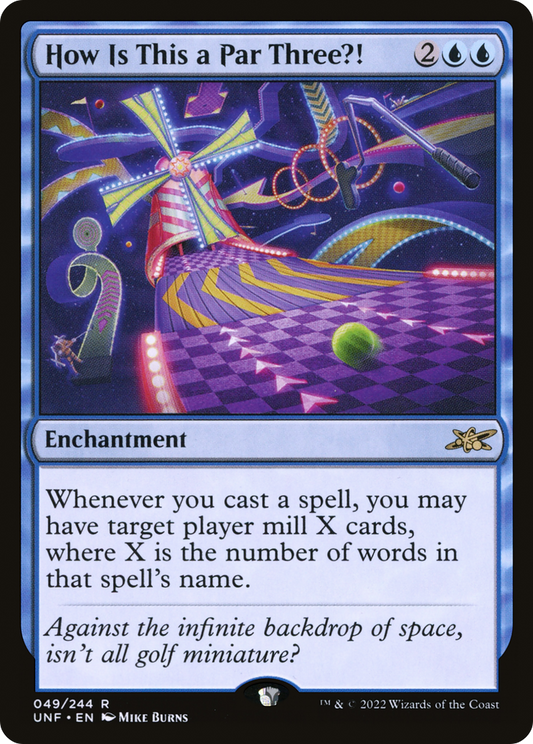 How Is This a Par Three?! (UNF-049) - [Unfinity] Foil