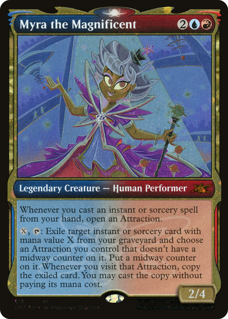 Myra the Magnificent (UNF-518) - [Unfinity]: (Showcase) Foil