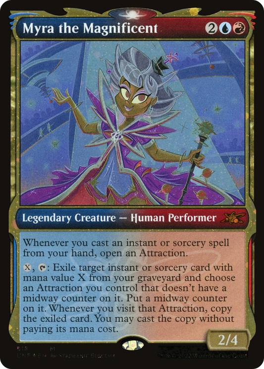 Myra the Magnificent (UNF-518) - [Unfinity]: (Showcase) Foil