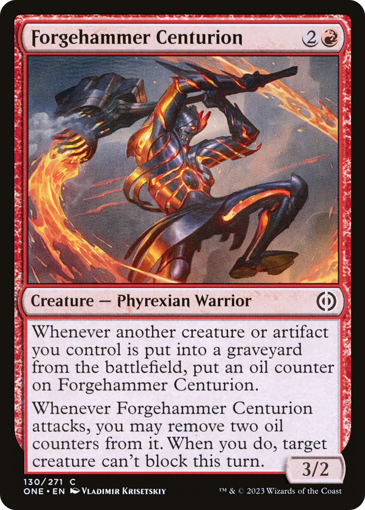 Forgehammer Centurion (ONE-130) - [Phyrexia: All Will Be One] Foil