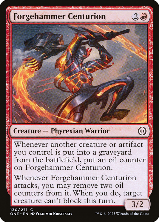 Forgehammer Centurion (ONE-130) - [Phyrexia: All Will Be One] Foil