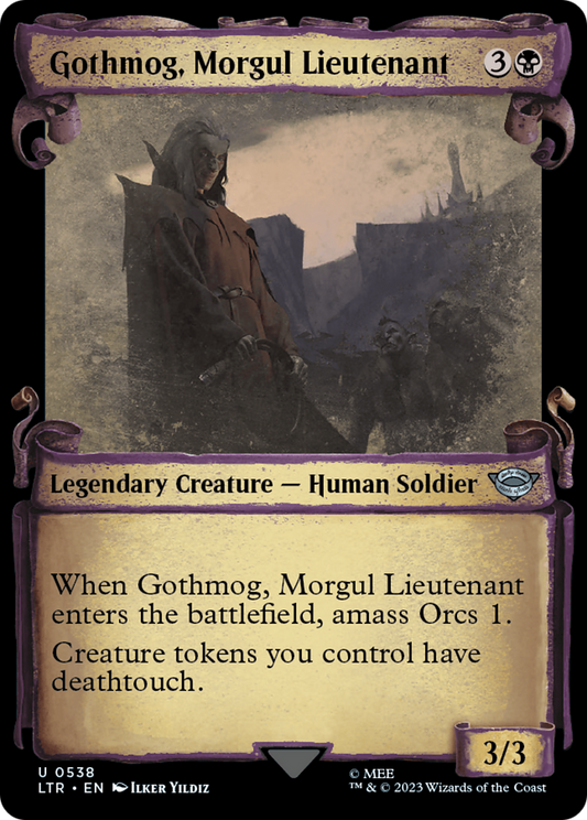 Gothmog, Morgul Lieutenant (LTR-538) - [The Lord of the Rings: Tales of Middle-earth]: (Showcase) Foil