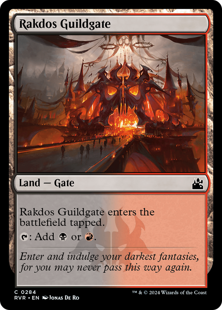 Rakdos Guildgate (RVR-284) - [Ravnica Remastered] Foil