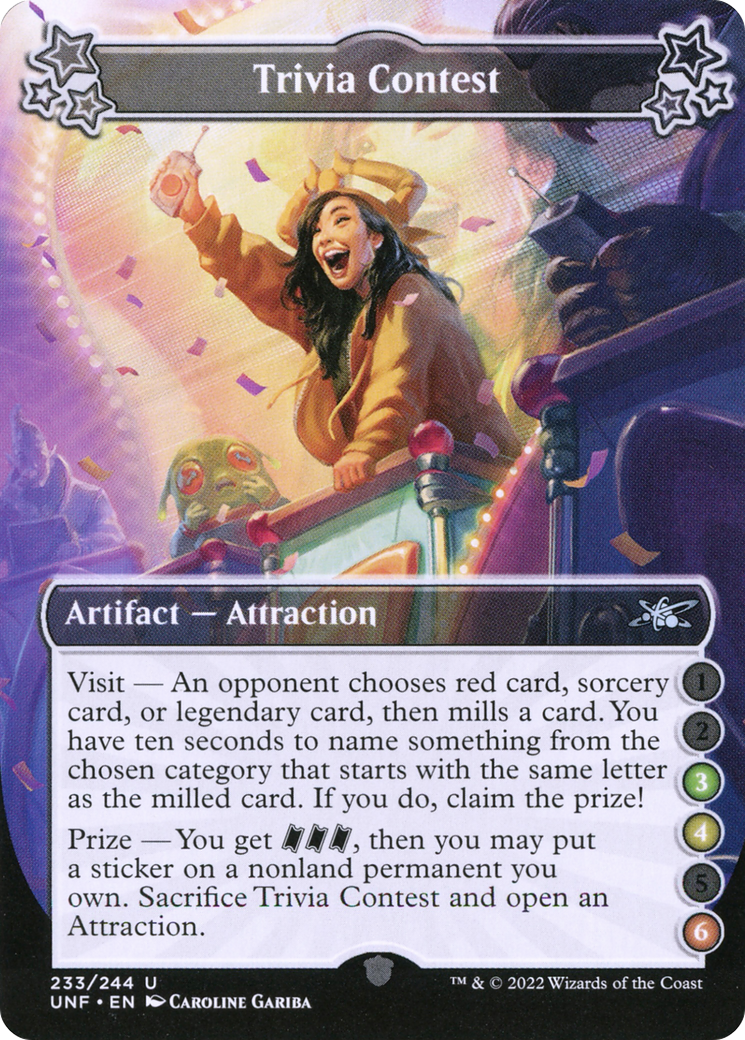 Trivia Contest (UNF-233D) - [Unfinity] Foil