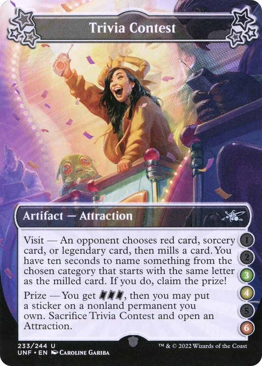 Trivia Contest (UNF-233D) - [Unfinity] Foil