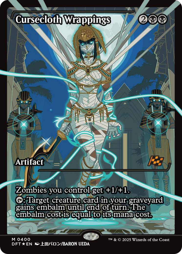 Cursecloth Wrappings (DFT-400) - [Aetherdrift]: (Showcase) Foil