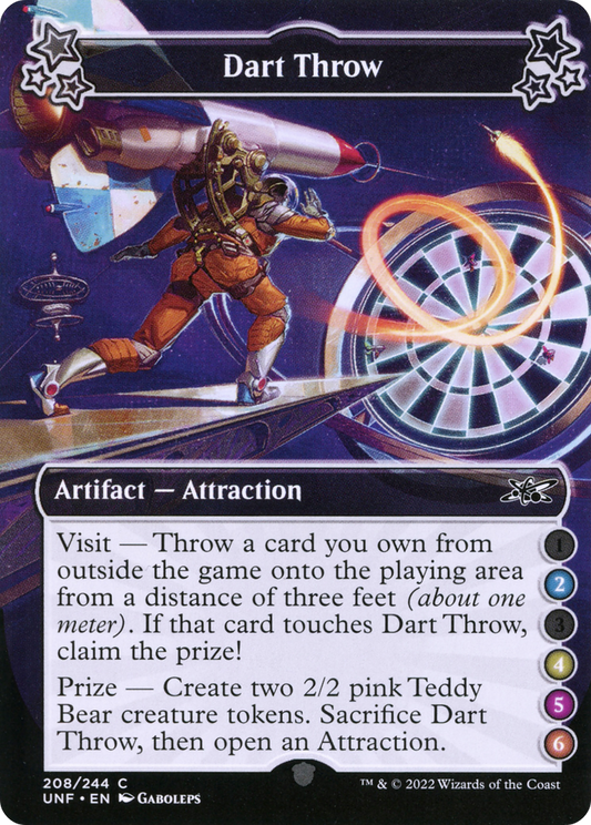 Dart Throw (UNF-208C) - [Unfinity] Foil
